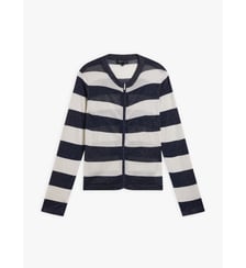 Gilet felin en jersey de viscose Agnès b.