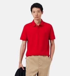 Polo droit en coton piqué stretch Paris Lacoste