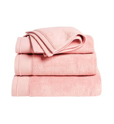 Serviette de toilette 100% Coton BIO, DOUCEUR NATURE Blanc Cerise