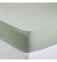 Drap Housse  Gaze de coton lavé Madura