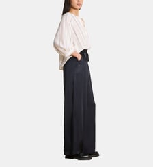 Pantalon large en satin taille haute La Fée Maraboutée