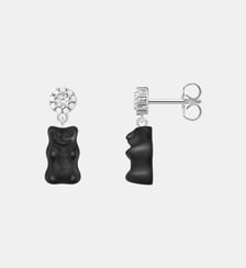 Clous d'oreilles Ours d'or noir Thomas Sabo