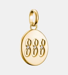 Pendentif Charm numéro angélique 888 avec pierres blanches Connect Thomas Sabo