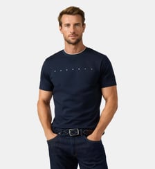 T-Shirt Coupe Regular À Manches Courtes Avec Logo Hackett London