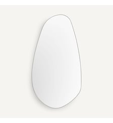 Miroir organique en nickel satiné H140 cm AM.PM