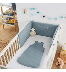 Tour de lit en gaze de coton personnalisé La Redoute Interieurs