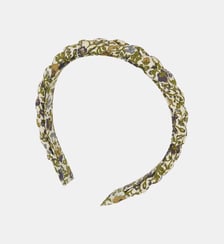 Serre-tête - Olive coton imprimé liberty tresse Tartine Et Chocolat
