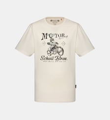 T-shirt biker cartoon Schott