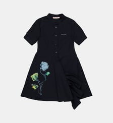 Robe courte à imprimé fleuri Marni