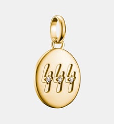 Pendentif Charm numéro angélique 444 avec pierres blanches Connect Thomas Sabo