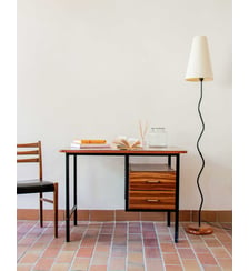 Bureau en métal et formica Yvan N°135- Produit chiné Debongout