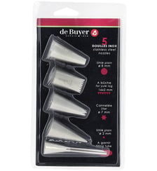 Douille à pâtisserie 5 assorties 2114.05 De Buyer