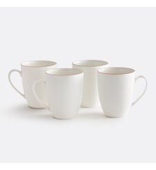 Lot de 4 mugs porcelaine La Redoute Interieurs
