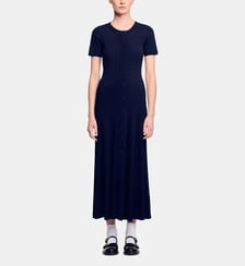 Robe longue en maille Sandro