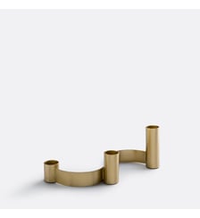 Bougeoir 3 bougies en laiton La Redoute Interieurs