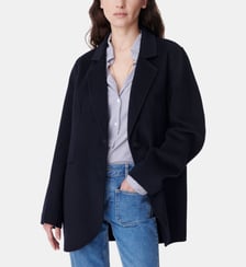 Veste droite Marc mi-longue-Bleu marine-42 - FR Vanessa Bruno
