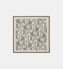Foulard carré soie imprimé léopard Claudie Pierlot