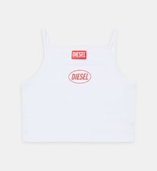 T-shirt sans manches avec logo Diesel Kids