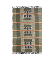 Tapis De Sol  Tissage graphique en coton et jute Madura