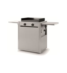Chariot Plancha CH MIF 60 en inox fermé compatible plancha Modern 60 Forge Adour