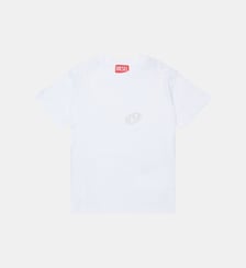 T-shirt col rond avec logo Diesel Kids