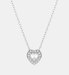 Pendentif Ariana Grande x Swarovski, Cœur, Métal rhodié Swarovski