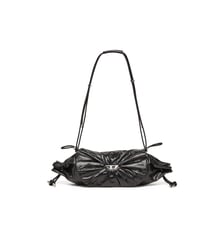 Scrunch-D M-Sac à bandoulière en cuir brillant Diesel