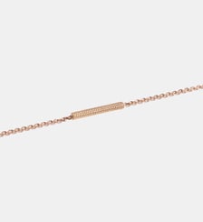 Bracelet Anagramme double jonc sur chaine. JEM