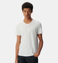 Tee-shirt col V L'Essentiel Ikks