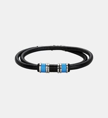 Bracelet souple Moo en Acier 316L avec turquoise bleu turquoise Phebus