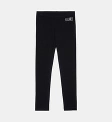 Leggings en jersey extensible avec logo Numeric MM6 Maison Margiela