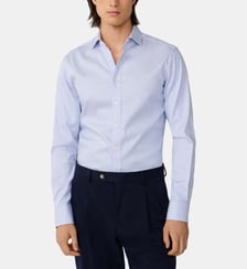 Chemise Bengal Double Face Coupe Ajustée Hackett London