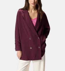 Veste croisée à motif cravate Pinko