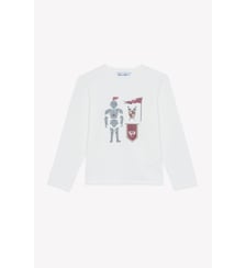 T-shirt - Bordeaux coton imprimé chevalier Tartine Et Chocolat