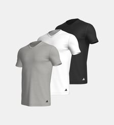 Tee-shirt col V, lot de 3, ACTIVE CORE COTTON Adidas Originals