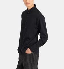 chemise Romeo en coton gris clair Agnès b.
