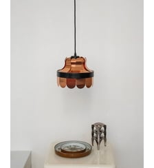 Suspension aux pétales de cuivre Sonia N°216- Produit chiné Debongout