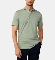 Polo Coupe Regular À Manches Courtes En Pima Hackett London