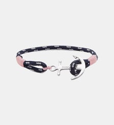 Bracelet cordon Coral pink Argenté TM005-PAR Tom Hope