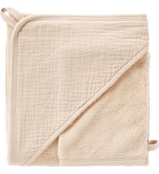 Cape de bain + gant BB & Co