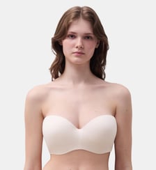 Soutien-gorge bandeau coques bretelles amovibles maille douce Chantelle