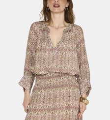 Blouse Imprimée À Manches Longues Damia Maison 123