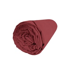 Drap housse en lin lavé bonnet 30cm, RÊVE DE LIN Blanc Cerise