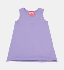 Robe sans manches avec logo Diesel Kids