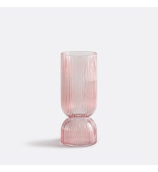 Vase en verre strié H26 cm La Redoute Interieurs