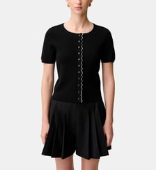 Cardigan maille contrasté Claudie Pierlot