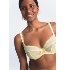Soutien-gorge corbeille Intuition jaune grande taille Maison Lejaby