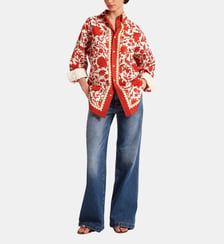Chemise Better Than Your Boyfriend's Shirt Dragonflower Placée Red La DoubleJ