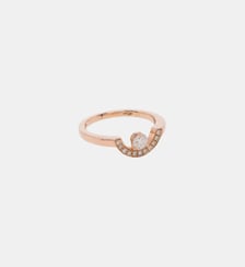 Bague Intrépide petit arc 0.25 carat pavée Loyal.e Paris