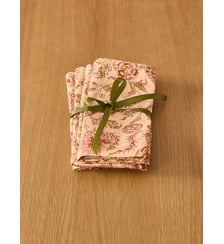 Serviettes de table imprimé Penjab par lot de 4 Cyrillus